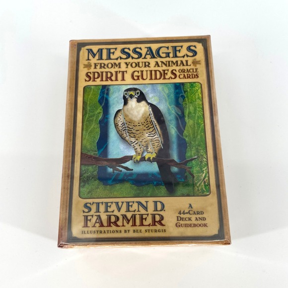 Messages from Your Animal Spirit Guides Oracle Cards Tarot Deck Steven Farmer - Picture 1 of 4